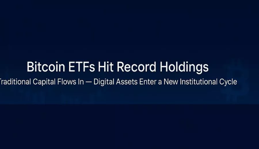 Bitcoin ETF Institutional Holdings Hit ATH TradFi Fully In, Crypto Enters Institutional Era